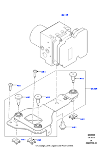 05B Antiblockiersystem L405 RANGE ROVER 2013 - 2022