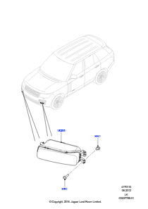 10 Nebelscheinwerfer L405 RANGE ROVER 2013 - 2022,Mit Nebelscheinwerfern