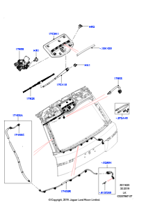 20 Heckscheibenwisch-/-waschanlage L405 RANGE ROVER 2013 - 2022