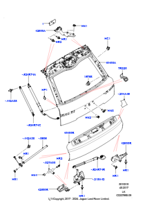 15A Tür - Gepäckraum L405 RANGE ROVER 2013 - 2022