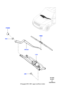 05 Scheibenwischer L405 RANGE ROVER 2013 - 2022