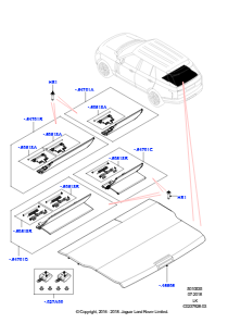 35A Laderaumverkleidung L405 RANGE ROVER 2013 - 2022