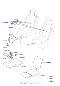 20A Polster, Verkl. & Heiz. - Vorders. L405 RANGE ROVER 2013 - 2022