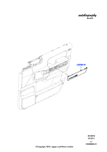 15B Einbau - Verkleidung - Tür vorn L322 RANGE ROVER 2010 - 2012 (L322),Autobiografie Black LE