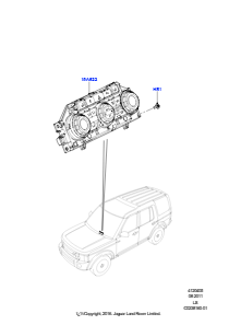 05B Bedieneinheit - Heizung/Klimaanlage L319 DISCOVERY 4 2010 - 2016 (L319)