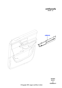 15C Einbau - Verkleidung - Tür vorn L320 RANGE ROVER SPORT 2010 - 2013 (L320)