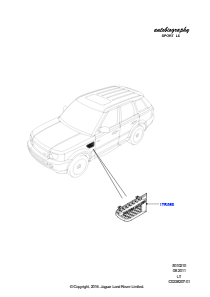 10C Stirnwand und Kotflügel vorn L320 RANGE ROVER SPORT 2010 - 2013 (L320)