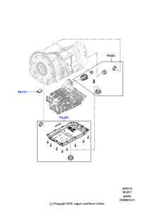 10B Externe Bauteile - Getriebe L319 DISCOVERY 4 2010 - 2016 (L319),3.0L V6 Dieselmotor