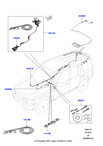 15K Kabelstrang - Karosserie u. Heck L319 DISCOVERY 4 2010 - 2016 (L319)