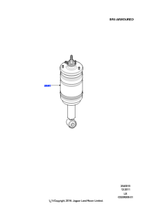 10C Hinterfedern/Stoßdämpfer L319 DISCOVERY 4 2010 - 2016 (L319),Mit B6-Panzerung