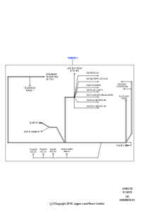 15N Kabelstrang - Karosserie u. Heck L319 DISCOVERY 4 2010 - 2016 (L319),Mit B6-Panzerung