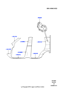 25D Seitenverkleidung L319 DISCOVERY 4 2010 - 2016 (L319),Mit B6-Panzerung