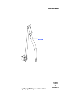 05B Sicherheitsgurte vorn L319 DISCOVERY 4 2010 - 2016 (L319),Mit B6-Panzerung