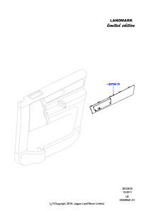 15B Einbau - Verkleidung - Tür vorn L319 DISCOVERY 4 2010 - 2016 (L319),Landmark Limited Edition