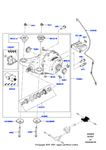 05D Hinterachse L405 RANGE ROVER 2013 - 2022,Elektronisches Sperrdifferenzial