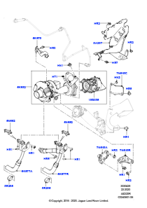 25C Turbolader L405 RANGE ROVER 2013 - 2022,4,4-Liter-DOHC-DITC-V8-Diesel