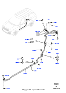 05CC Aktives Stabilisatorsystem L405 RANGE ROVER 2013 - 2022,Mit ACE-Aufhängung