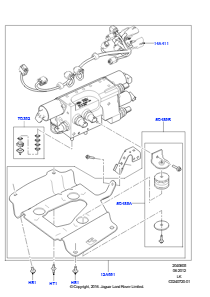 05DA Aktives Stabilisatorsystem L405 RANGE ROVER 2013 - 2022,Mit ACE-Aufhängung