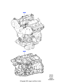 05B Austauschmotor und Grundmotor L462 DISCOVERY 5 2017 > (L462),3.0L V6 Dieselmotor