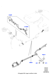 10D Kraftstoffleitungen L494 RANGE ROVER SPORT 2014 - 2022 (L494),3.0L 24 V DOHC V6 TC Diesel