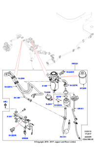 10C Kraftstoffleitungen L494 RANGE ROVER SPORT 2014 - 2022 (L494),4,4-Liter-DOHC-DITC-V8-Diesel