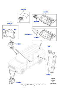 05A Kameraausrüstung L405 RANGE ROVER 2013 - 2022