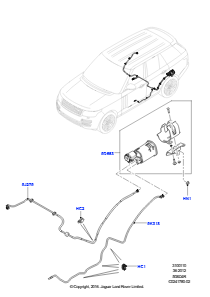 10H Kraftstoffleitungen L405 RANGE ROVER 2013 - 2022,Emissionsstufe EU6