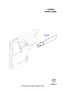 20C Einbau - Verkleidung - Tür hinten L319 DISCOVERY 4 2010 - 2016 (L319)