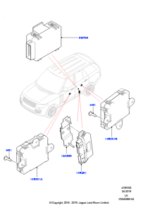 05B Module u. Sensoren - Fahrzeug L405 RANGE ROVER 2013 - 2022