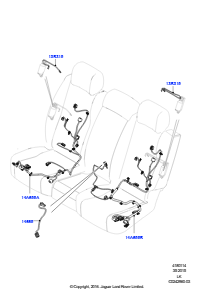 14BA Kabelstrang - Sitz L405 RANGE ROVER 2013 - 2022