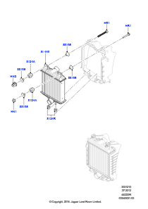 10C Zw.kühler/Luftführung/Schläuche L405 RANGE ROVER 2013 - 2022,4,4-Liter-DOHC-DITC-V8-Diesel