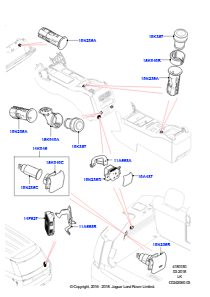 50 Zusatzsteckdosen L405 RANGE ROVER 2013 - 2022