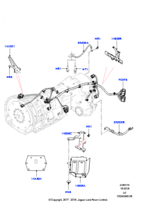 10BA Kabelstrang - Motor u. Spritzwand L405 RANGE ROVER 2013 - 2022