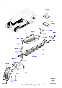 05C Front-, Stehbleche u. Längsträger L494 RANGE ROVER SPORT 2014 - 2022 (L494)