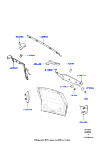 50A Hecktür-/Heckklappenverkleidungen L494 RANGE ROVER SPORT 2014 - 2022 (L494)