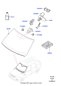 05 Windschutzscheibe/Innenspiegel L494 RANGE ROVER SPORT 2014 - 2022 (L494)