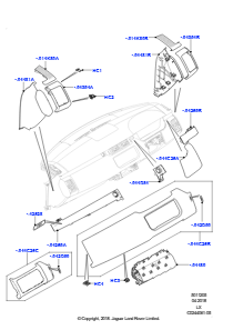 05D Instrumententafel L494 RANGE ROVER SPORT 2014 - 2022 (L494)