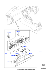 15A Handschuhkasten L494 RANGE ROVER SPORT 2014 - 2022 (L494)