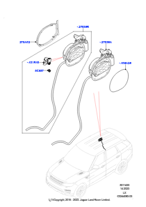 30 Klappe - Einfüllstutzen u. Betät. L494 RANGE ROVER SPORT 2014 - 2022 (L494)