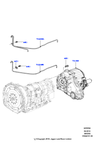 05A Gehäuse Verteilergetriebe L319 DISCOVERY 4 2010 - 2016 (L319),M. Vert.getr. m. 2 Ü.verh. m. ASR