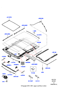 10A Schiebedachmech. u. -betätigung L494 RANGE ROVER SPORT 2014 - 2022 (L494),Dachverst.-Pano. elek.Bet. / Öffnen