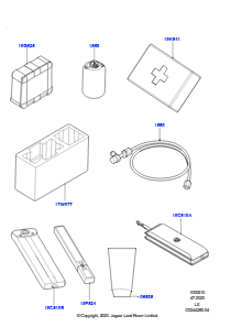 10A Notfall- und Sicherheitsausrüstung L494 RANGE ROVER SPORT 2014 - 2022 (L494)