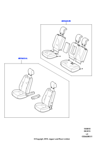 15 ZUBEHÖR - SITZBEZÜGE L494 RANGE ROVER SPORT 2014 - 2022 (L494)