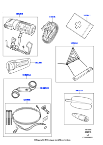 05 NOTFALLAUSRÜSTUNG L494 RANGE ROVER SPORT 2014 - 2022 (L494)