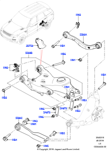 15 Lenker - Hinterradaufhängung L494 RANGE ROVER SPORT 2014 - 2022 (L494)