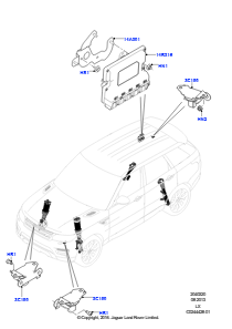 20 Elektronische Dämpferregelung L494 RANGE ROVER SPORT 2014 - 2022 (L494)