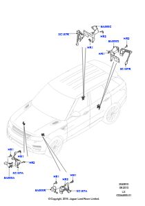 10 Steuerung/Elektrik, Luftfederung L494 RANGE ROVER SPORT 2014 - 2022 (L494)