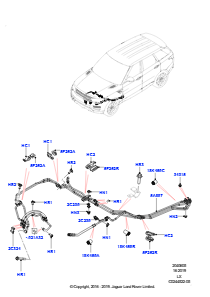 05CA Aktives Stabilisatorsystem L494 RANGE ROVER SPORT 2014 - 2022 (L494),Mit ACE-Aufhängung