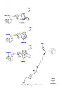 15FA Kabelstrang - Karosserie u. Heck L405 RANGE ROVER 2013 - 2022