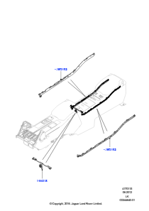 15B Innenleuchten L405 RANGE ROVER 2013 - 2022